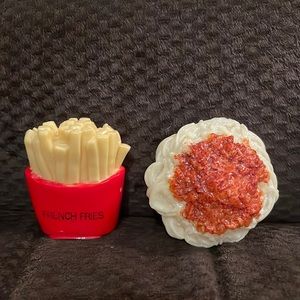 Vintage 1980s Fisher Price Play Food McDonalds Drive Thru French Fries Spaghetti